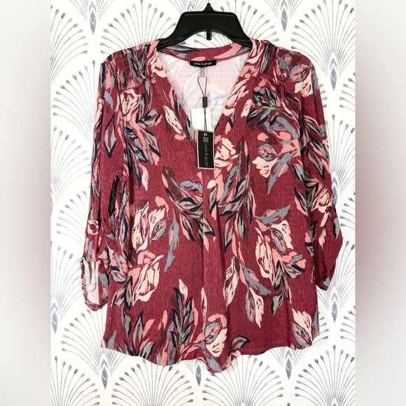 Cable&Gauge| floral boho top - Picture 1 of 4